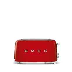 Smeg Broodrooster 2 sleuven 4 sneden Rood