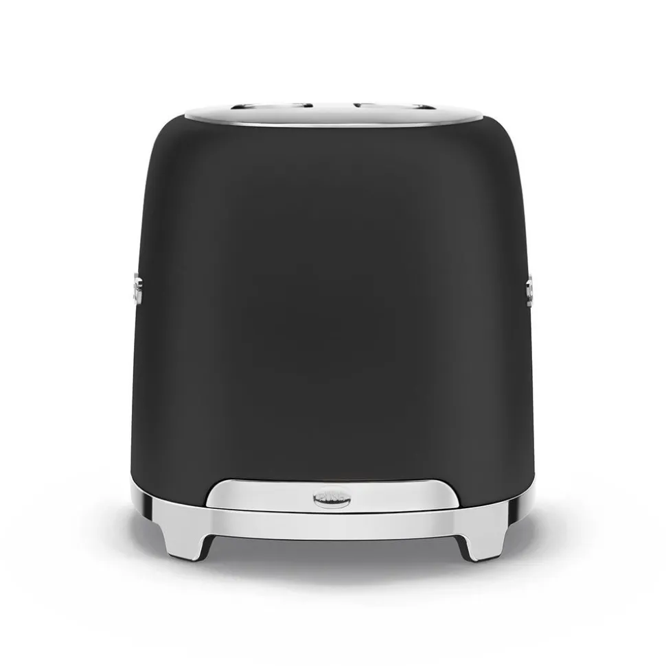 Smeg Broodrooster 2 sleuven 2 sneden Mat zwart