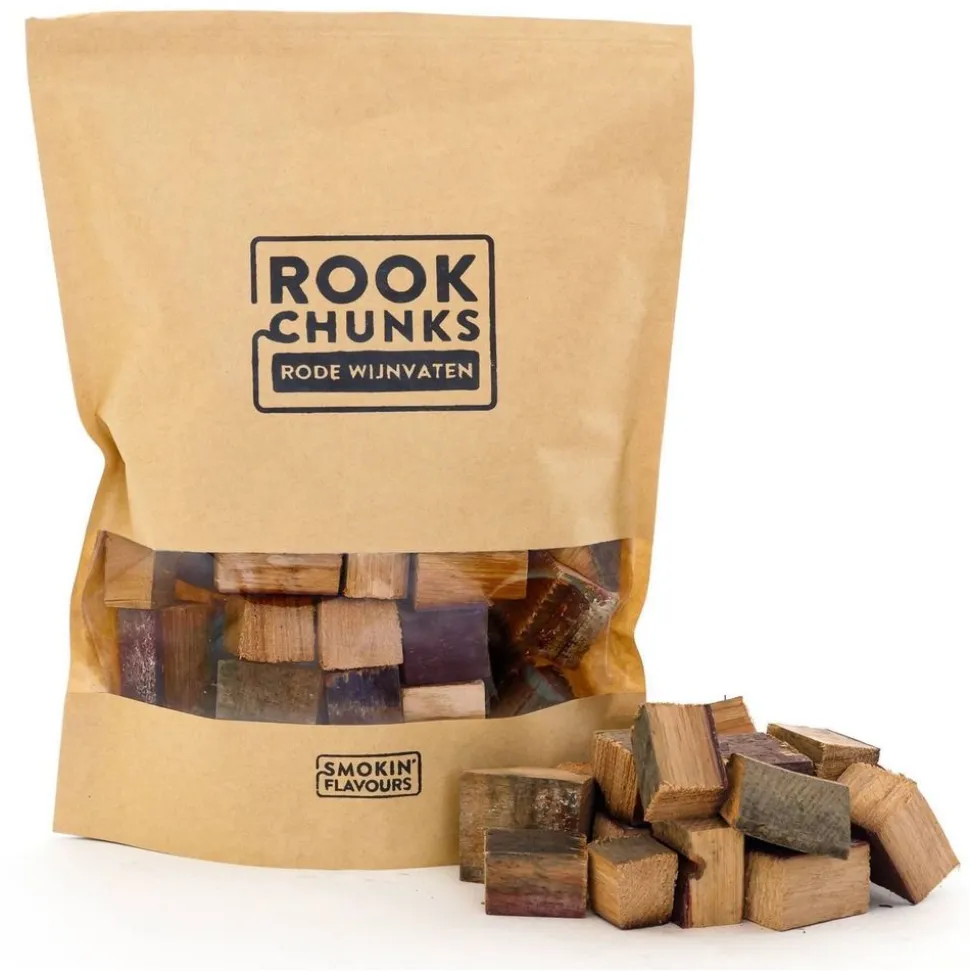 Smokin' Flavours Rookchunks Rode Wijnvaten