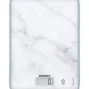 Soehnle Compact 300  Keukenweegschaal digitaal Marmer Wit