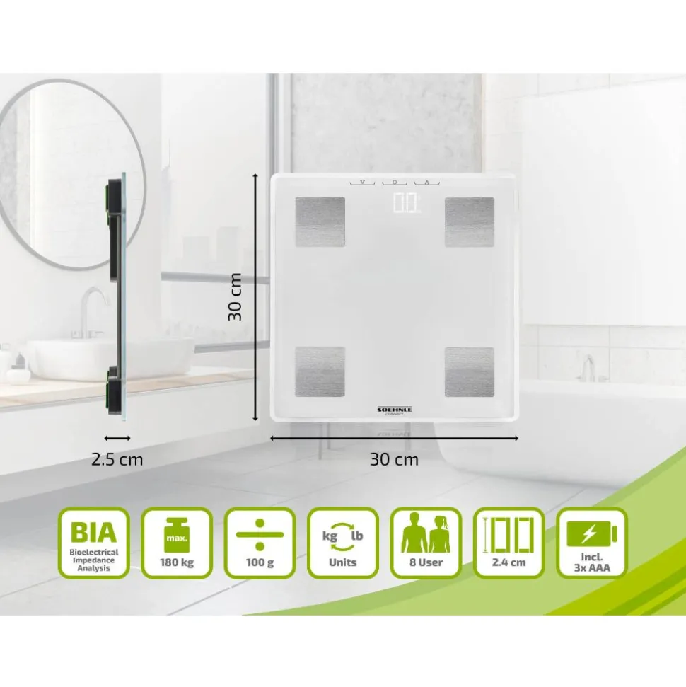 Soehnle Shape Sense Connect Lite personenweegschaal