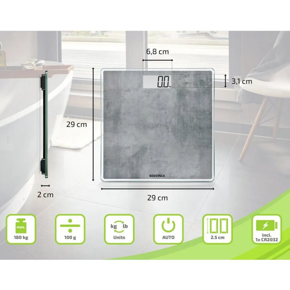 Soehnle Style Sense Compact 300 Concrete