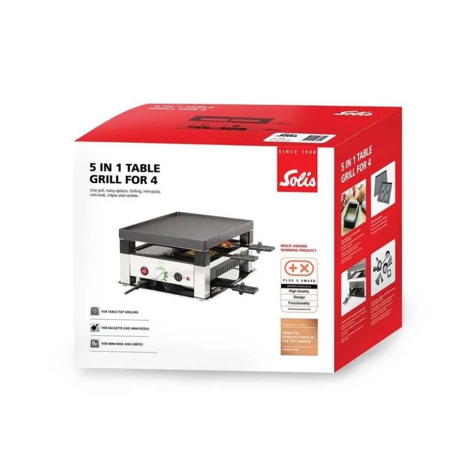 Solis 5 in 1 Table for 4 Grill (Type 7910)