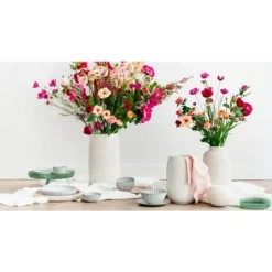 S|P Collection Bullet Vaas 24xH42cm Wit