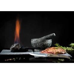 Style de Vie Innovation Line Steakmes Set6 Grijze Pakka - Glad Lemmet