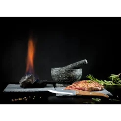 Style de Vie Innovation Line Steakmes Set6 Grijze Pakka - Glad Lemmet