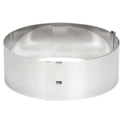 Taartring inox verstelbaar ht:7cm