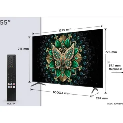 TCL QD-Mini LED 4K TV 55C69K (2025) - 55 inch