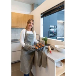 Tiseco MYRNA Pannenlap - SET/2 - 20x20 cm, olijfgroen