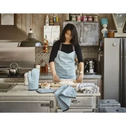 Tiseco SOLID Pannenlap - SET/2 - 20x20 cm, blauw