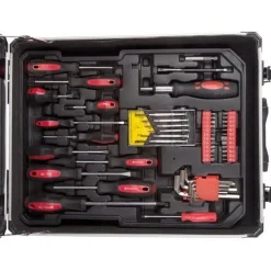 Toolland 260-delige aluminium Gereedschapskoffer