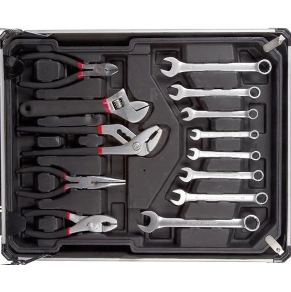 Toolland 260-delige aluminium Gereedschapskoffer