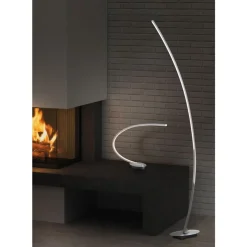 Trio SOLO FLOOR LAMP METAL BRUSHED ALUM.