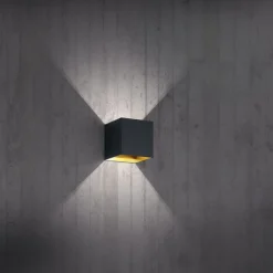 Trio WANDLAMP LOUIS INCL 1XLED METAAL MAT ZWART