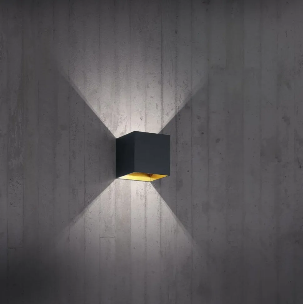 Trio WANDLAMP LOUIS INCL 1XLED METAAL MAT ZWART