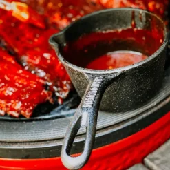 Valhal Outdoor Sauspan gietijzer met steel 1 liter