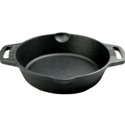Valhal Outdoor Skillet gietijzer met handgrepen 20 cm