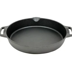 Valhal Outdoor Skillet gietijzer met handgrepen 30 cm