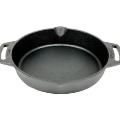Valhal Outdoor Skillet gietijzer met handgrepen 25 cm