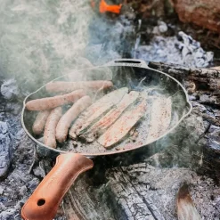 Valhal Outdoor Skillet koekenpan gietijzer met steel 30 cm