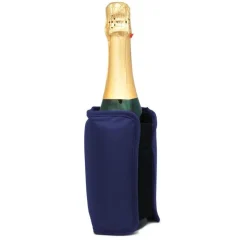 Vin Bouquet  Flessenkoeler M navy-blauw met elastiche band