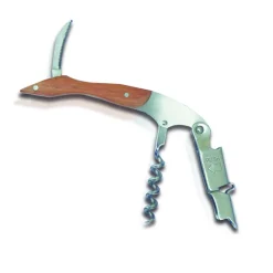 Vin Bouquet  Kelnersmes/Kurkentrekker met bamboe handgreep