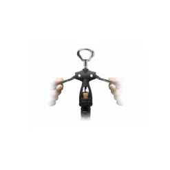 Vin Bouquet  Kurketrekker inox met zwarte rubber