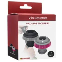 Vin Bouquet  Stoppen voor vaciumpomp set van 2