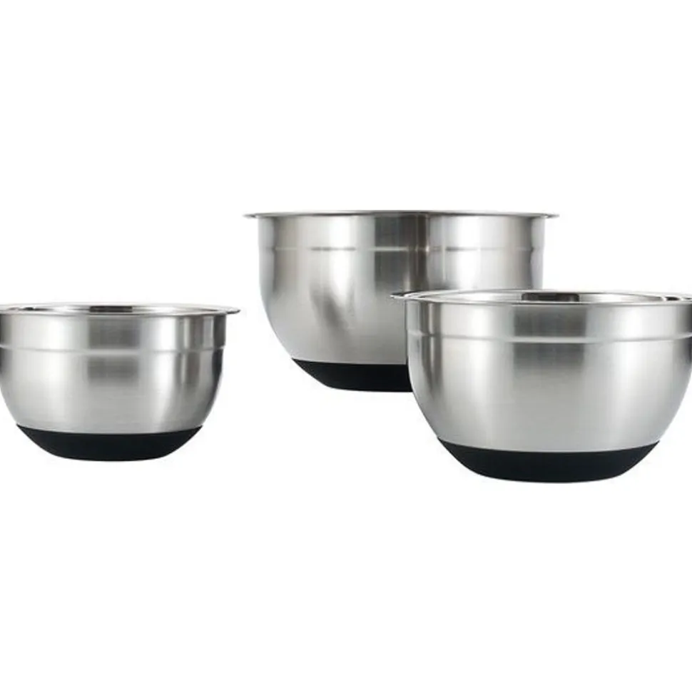 Virto Puro Mengkommen - Set van 3 - Roestvrij staal