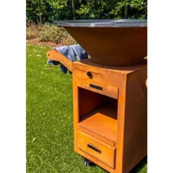 Virto Puro VP-BG2-A Houtgestookte Barbecue Cortenstaal 100x100