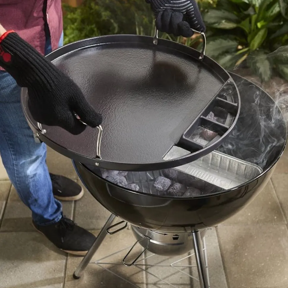 Weber Ronde bakplaatinzet Geschikt voor houtskoolbarbecues van 57 cm