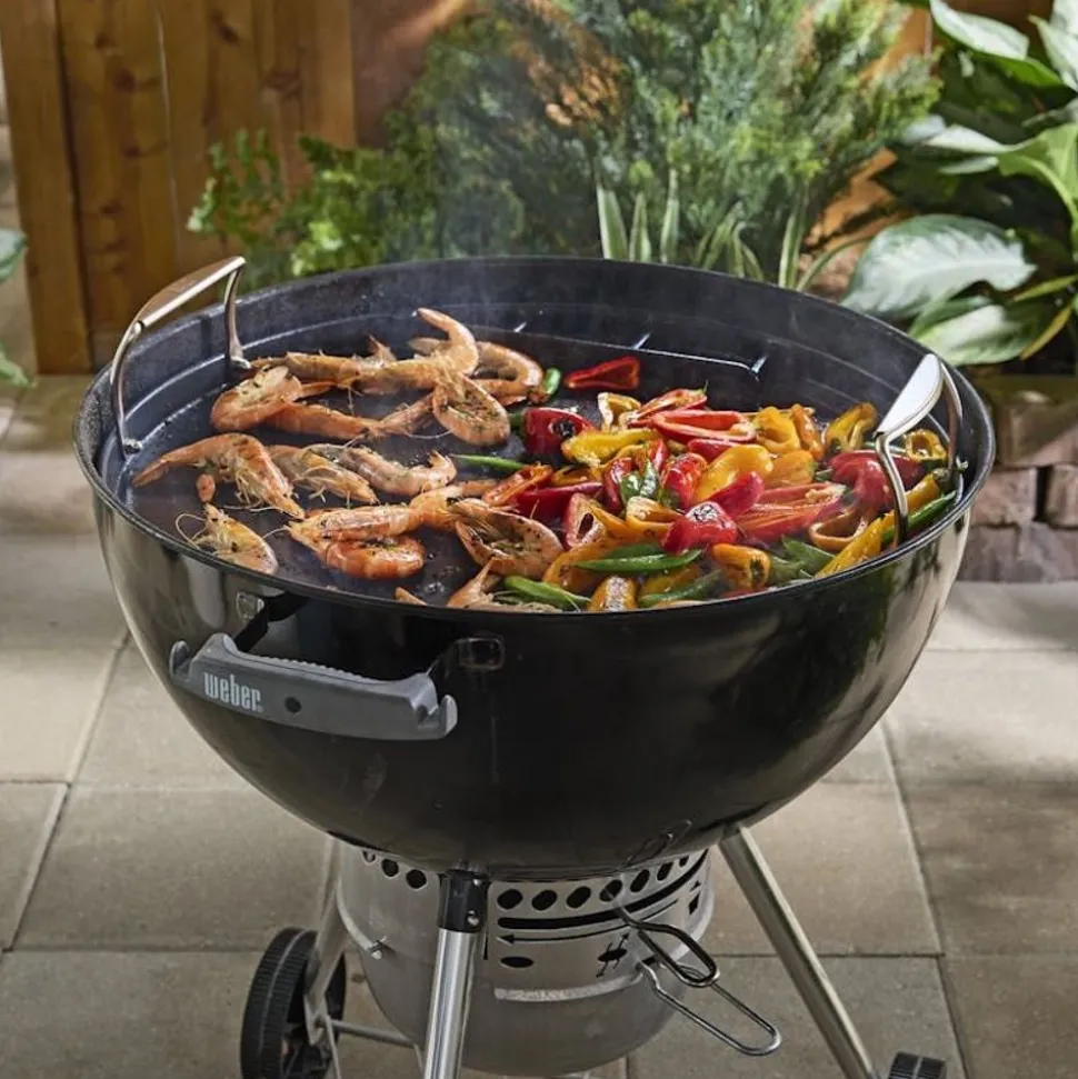 Weber Ronde bakplaatinzet Geschikt voor houtskoolbarbecues van 57 cm