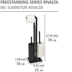 Wenko Rivalta WC-boy hoog model Zwart