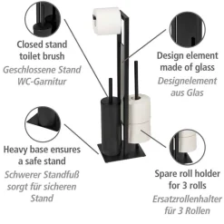 Wenko Rivalta WC-boy hoog model Zwart