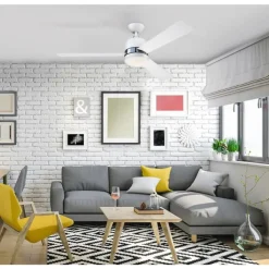 Westinghouse Tristan plafondventilator 132cm Wit/chroom