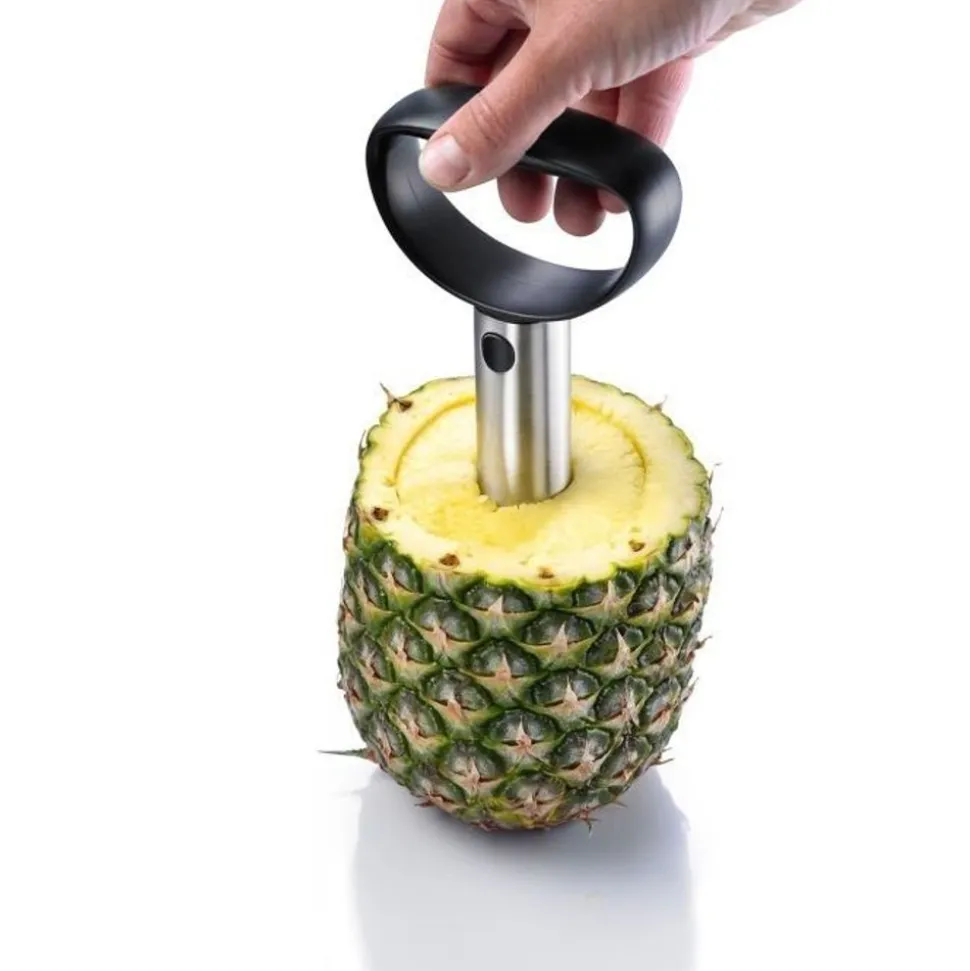 Westmark Ananassnijder uit rvs en kunststof zwart 8.5x10.5x24.5cm