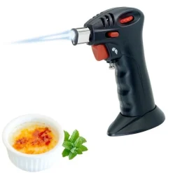 Westmark crème brûlée brander zwart 8x6x14.2cm