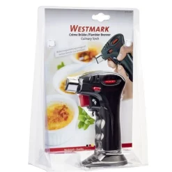 Westmark crème brûlée brander zwart 8x6x14.2cm