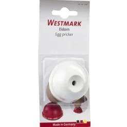 Westmark Eierprikker uit kunststof en rvs wit ø 4.8cm H 3cm