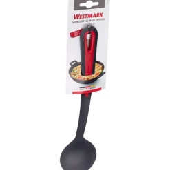 Westmark Gallant lepel uit kunststof zwart en rood 31.5cm
