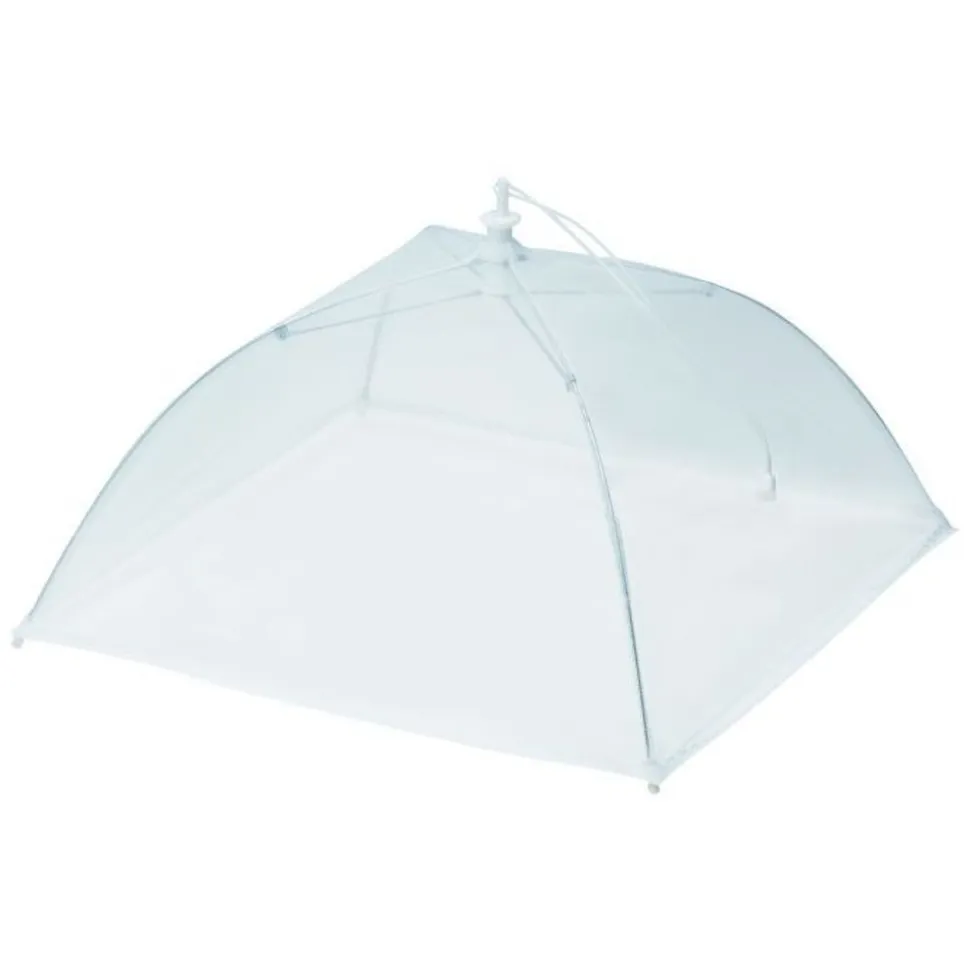 Westmark Opvouwbaar vliegenkapje uit kunststof wit 34x34cm