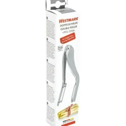 Westmark Peel-Star dubbele dunschiller uit aluminium en rvs