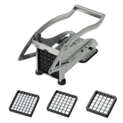 Westmark Pomfri perfect frietsnijder met 3 roosters uit kunststof en rvs 24.8x9.5x12.8cm