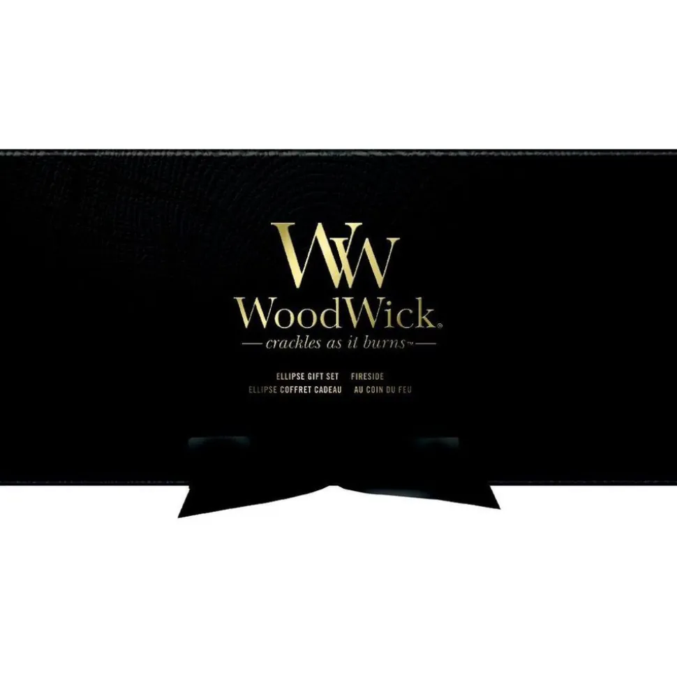 Woodwick Geurkaars Deluxe Gift Set Ellipse Fireside