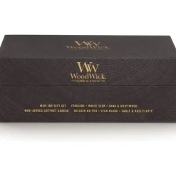 Woodwick Geurkaars Deluxe Giftset 3 mini Woody