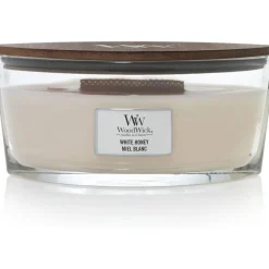 Woodwick Geurkaars Ellipse White Honey