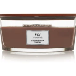 Woodwick Geurkaars Ellipse Stone Washed Suede