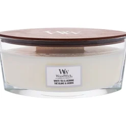 Woodwick Geurkaars Ellipse White Tea & Jasmine