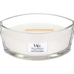 Woodwick Geurkaars Ellipse White Tea & Jasmine