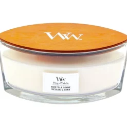 Woodwick Geurkaars Ellipse White Tea & Jasmine